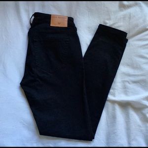True religion black skinny jeans